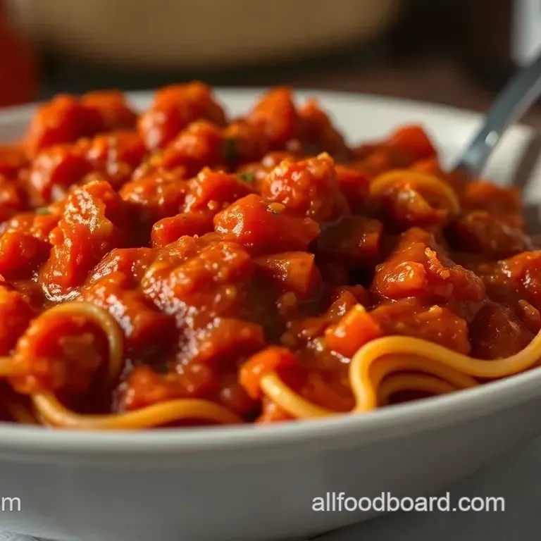 Classic Crushed Tomato Pasta Sauce: Your Go-To Easy Italian Recipe