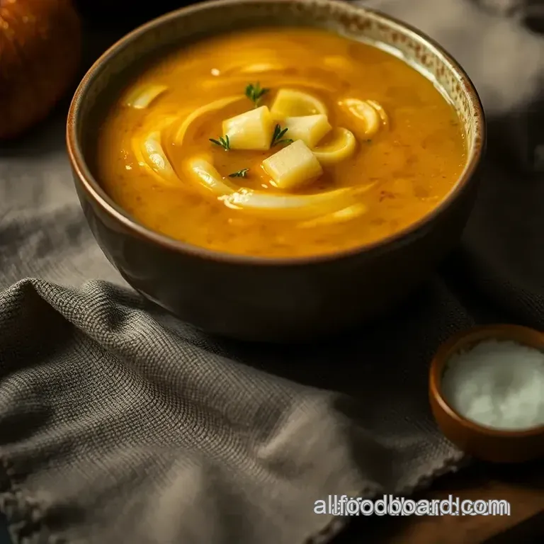 Classic French Onion Soup: A Comforting Embrace in a Bowl presentation