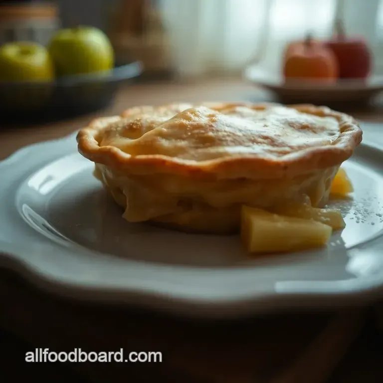 Classic Homemade Apple Pie presentation