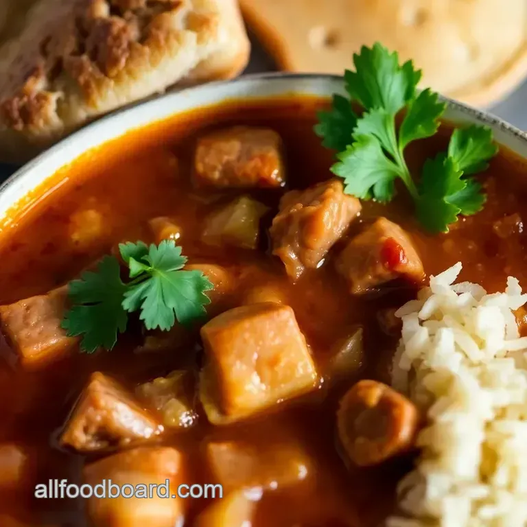 Classic Louisiana Gumbo: A Hearty Bowl of Southern Comfort presentation