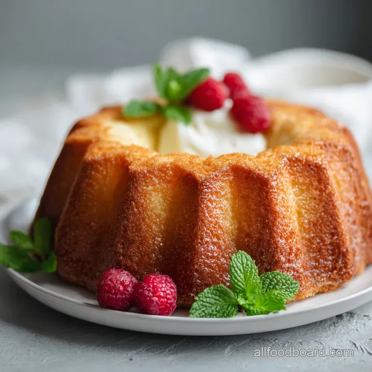 Classic Pound Cake: Dense and Velvety