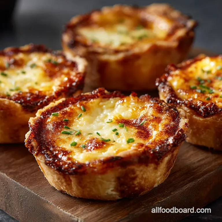 Pintsized Perfection Classic Quiche Lorraine Bites the Ultimate Party Nibble presentation