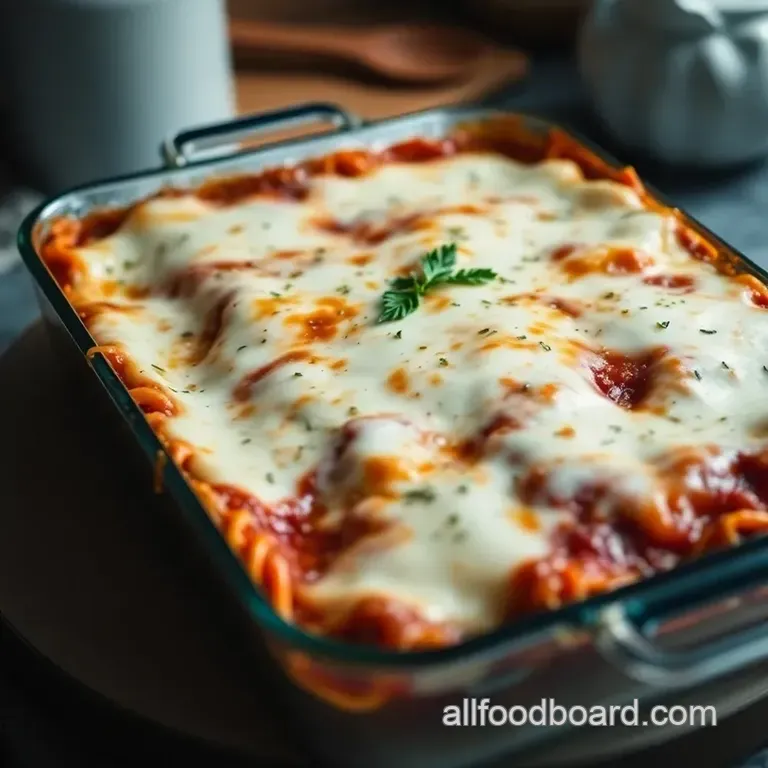 Classic Ricotta Lasagna: A Cheesy Comforting Delight presentation