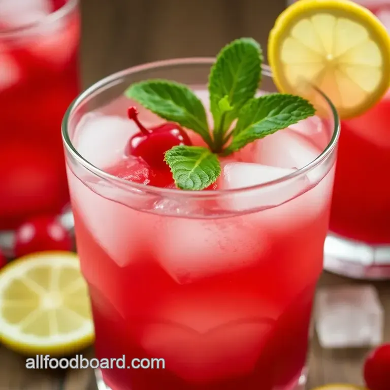 Classic Shirley Temple: The Sparkling Drink Everyone Loves presentation