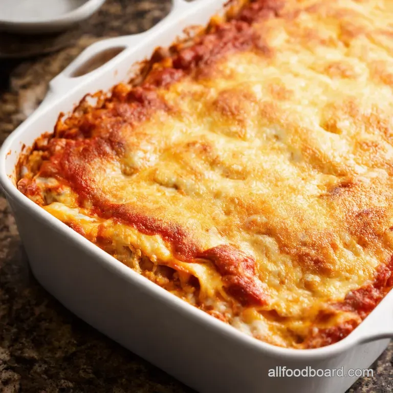 Classic Sunday Dinner Lasagna presentation