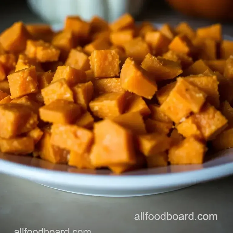 Classic Sweet Potato Casserole with Brown Sugar Pecan Topping presentation