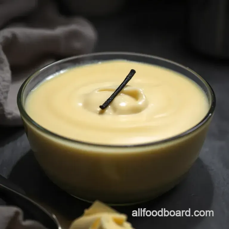 Classic Vanilla Pudding presentation