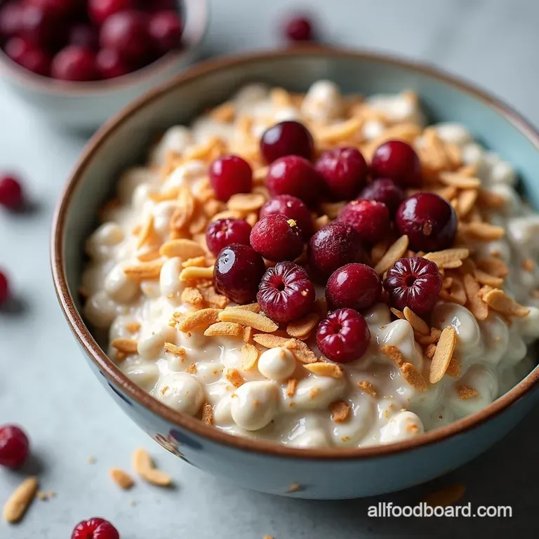 The Tropic Truce Creamy Coconut Cranberry Overnight Oats