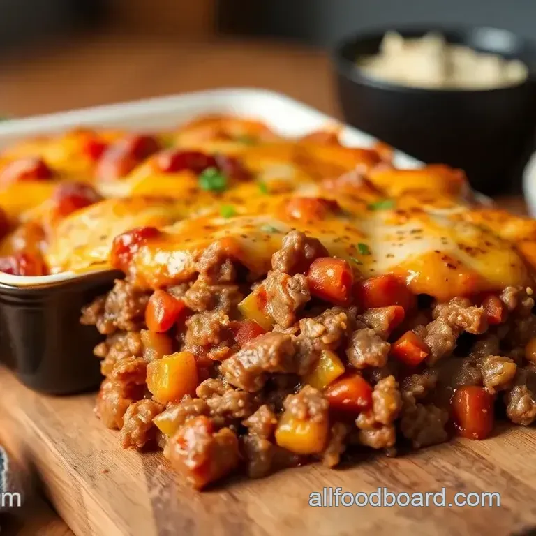Busy Night Bake: Ground Beef Casserole Delight