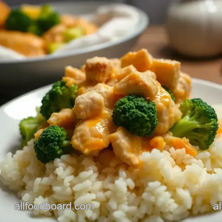 Comforting Cheesy Chicken and Broccoli Casserole