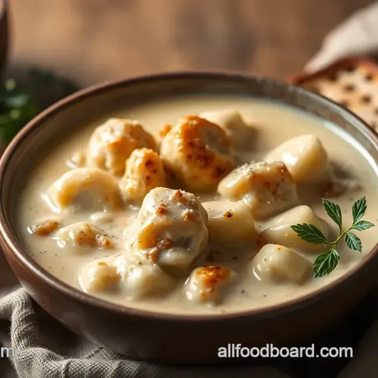 Creamy Chicken Gnocchi Comfort Soup