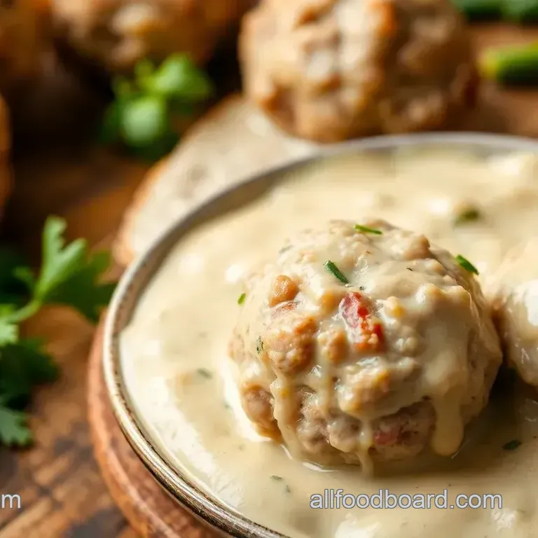 Creamy Alfredo Meatballs