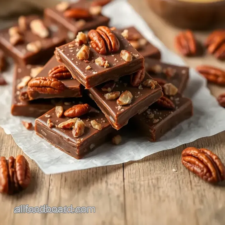 English Toffee Recipe presentation