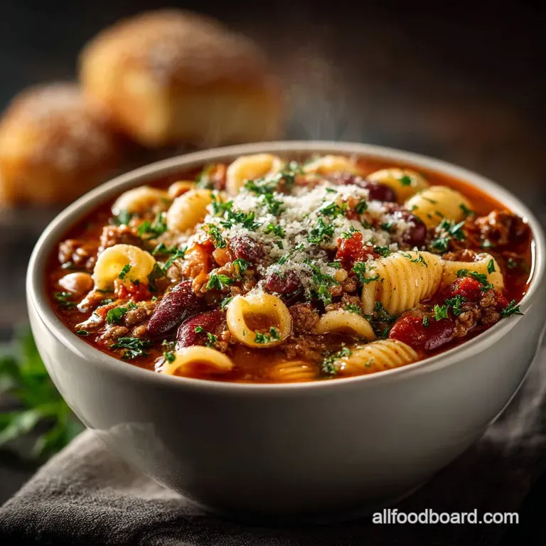 Olive Garden Pasta Fagioli: the Ultimate Copycat Recipe presentation