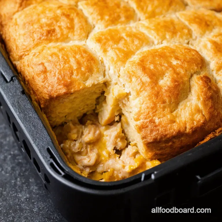 Cosoris Golden Chicken Biscuit Air Fryer Casserole presentation