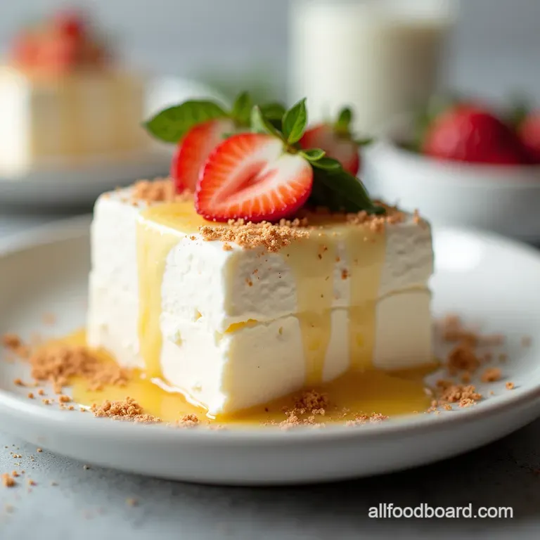 Cloud Nine Cottage Cheese Vanilla Mousse NoBake High Protein Treat Cloud Nine Cottage Cheese Vanilla Mousse HighProtein NoBake Dessert Dream