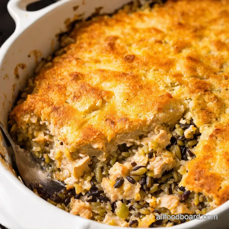Cozy Chicken Wild Rice Casserole Comfort Food Sorted presentation