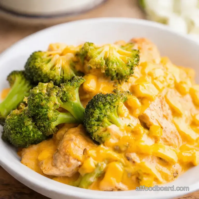 Cracker Barrel Broccoli Cheddar Chicken Easy Home Version presentation