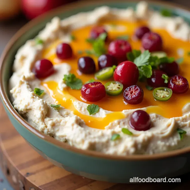 Spicy Brie & Apple Baked Delight The Festive Firecracker Cranberry Jalapeño Cream Cheese Dip