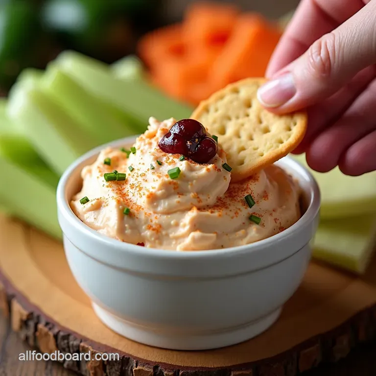 Festive Firecracker Cranberry Jalapeño Cream Cheese Dip