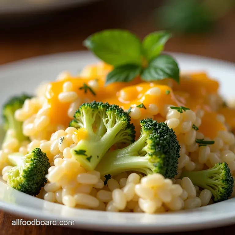Nannys Secret Weapon The Ultimate Creamy Broccoli Cheddar Rice Bake