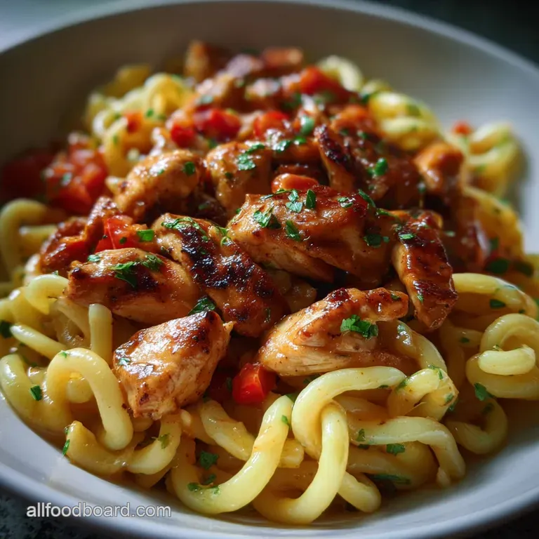 Cajun Chicken Pasta: Southern Heat Creamy Indulgence presentation