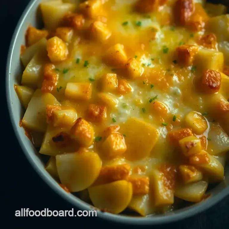 Creamy Cheesy Au Gratin Potatoes presentation
