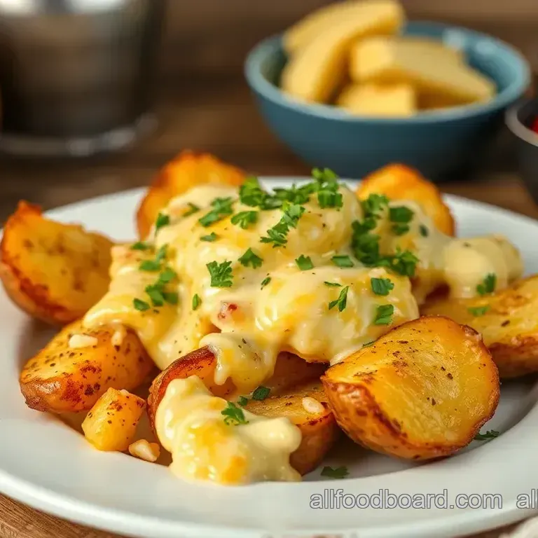 Irresistibly Cheesy Baked Potatoes with Creamy Goodness