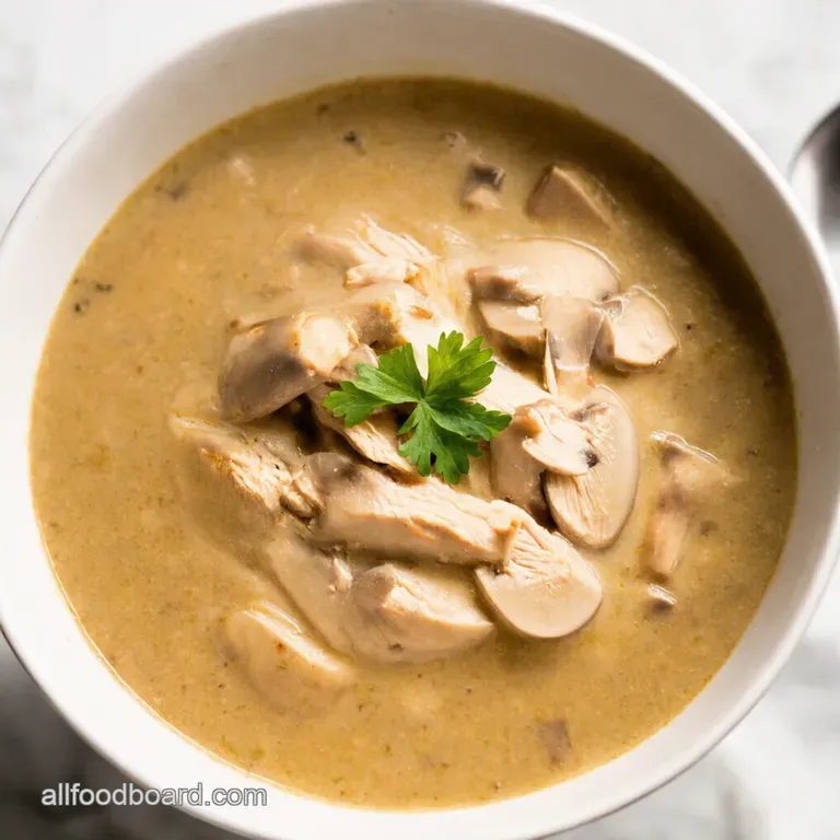 Creamy Chicken and Mushroom Soup The Ultimate Comfort Food