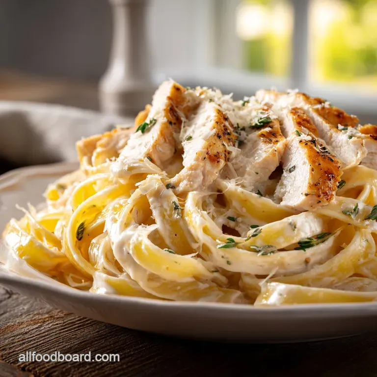 Chicken Fettuccine Alfredo: The Flawless Emulsion