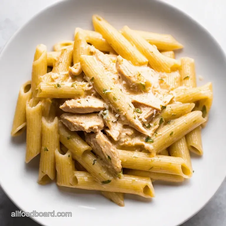Creamy Chicken Mozzarella Pasta Comfort in Every Bite