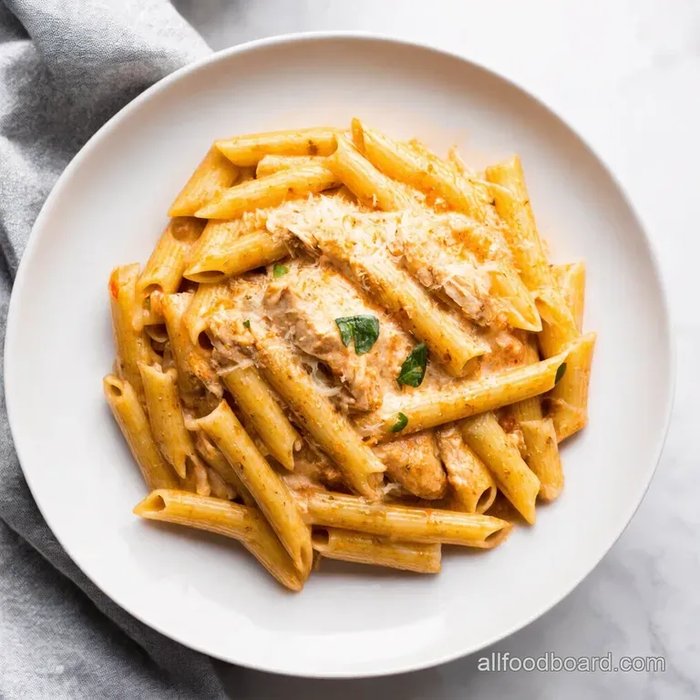 Creamy Chicken Parmesan Pasta