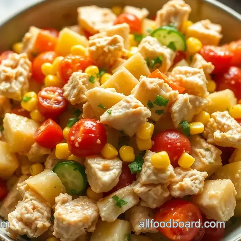 Creamy Chicken & Potato Salad Delight