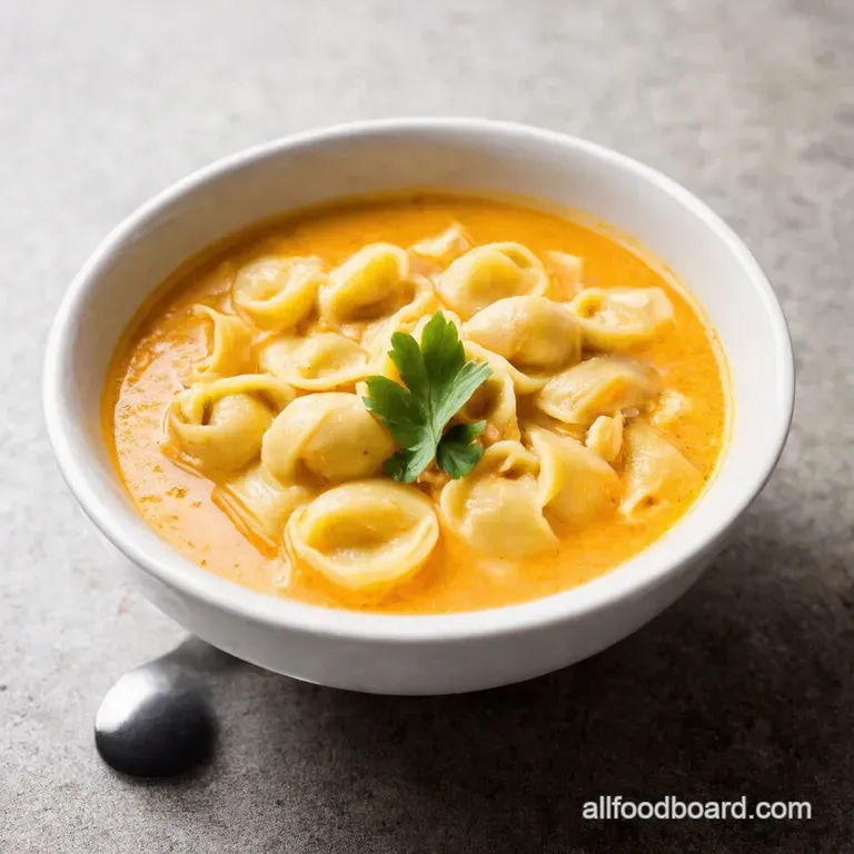 Creamy Chicken Tortellini Soup Comfort in a Bowl