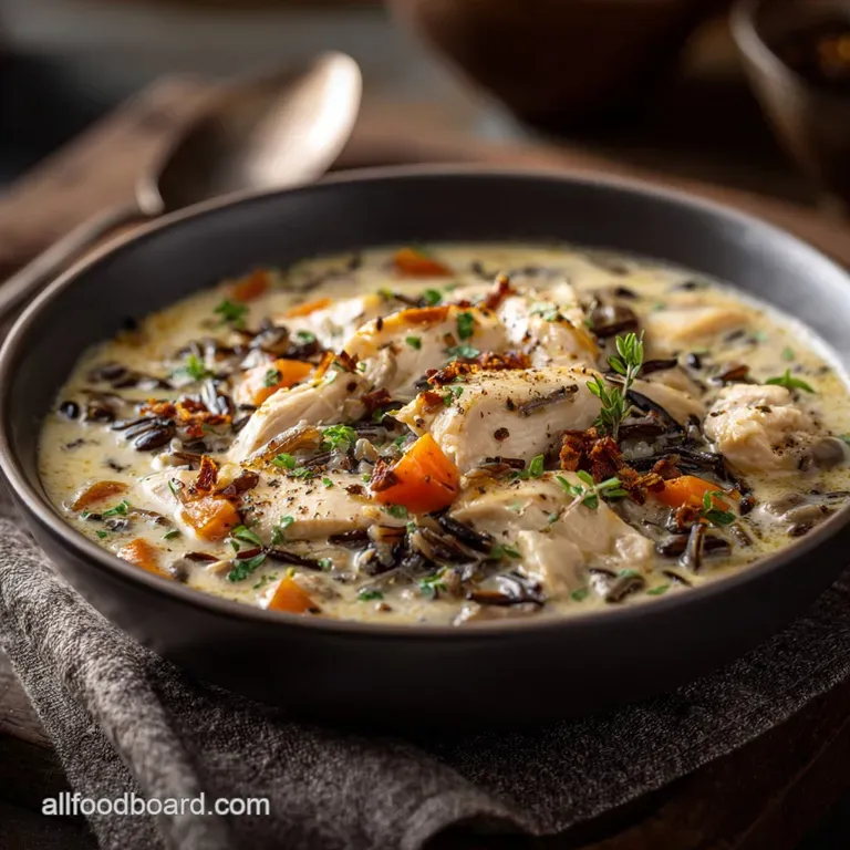 Crockpot Soup: The Ultimate Creamy Chicken and Wild Rice Slow-Cooker Meal