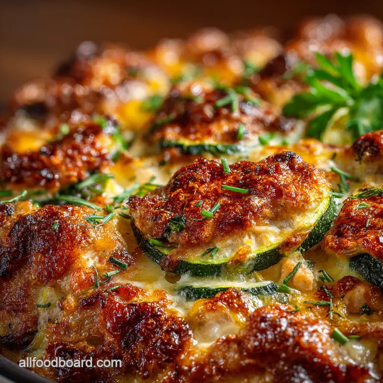 Creamy Chicken Zucchini Bake Comfort Food Made Easy presentation