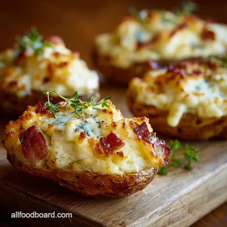 Twice Baked Potatoes: The Ultimate Creamy Crispy Jacket Spuds