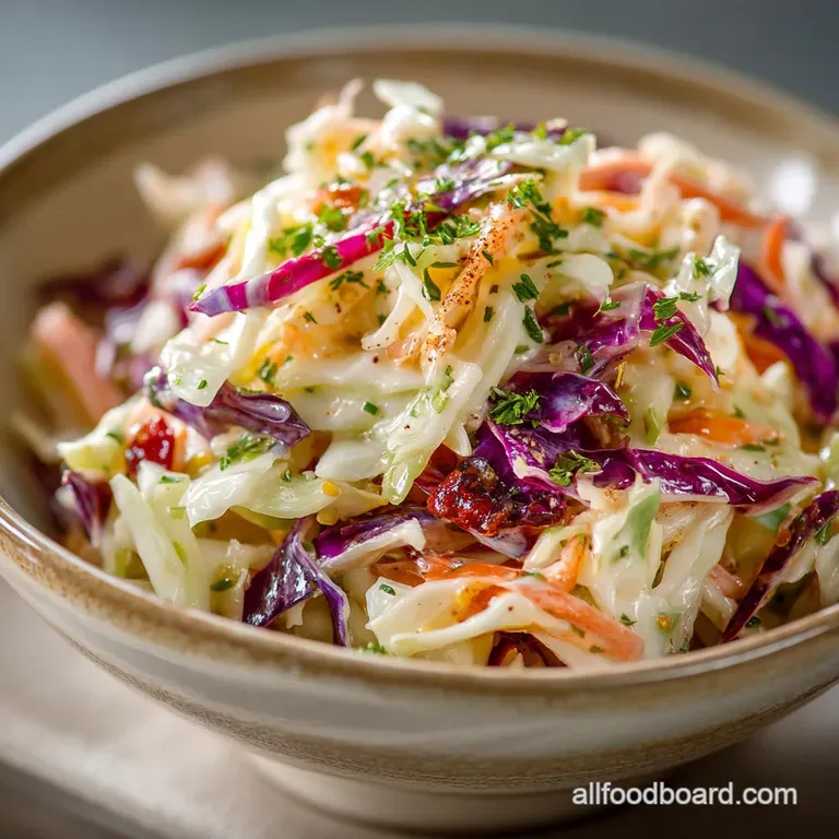 The Great British BBQ Coleslaw Creamy Crunchy and Spot On presentation