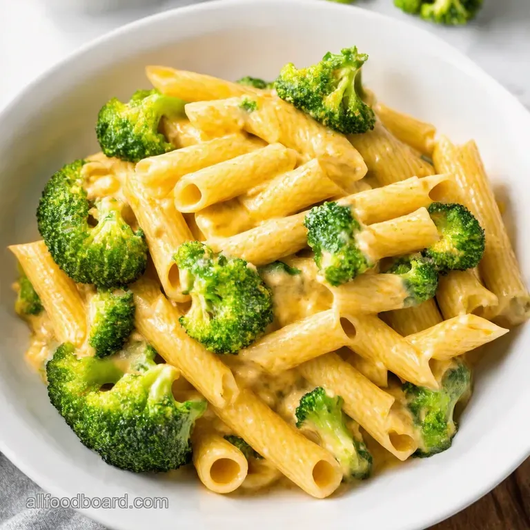 Creamy Dreamy Broccoli Cheese Pasta