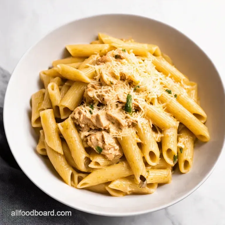 Creamy Dreamy Chicken Cheese Pasta