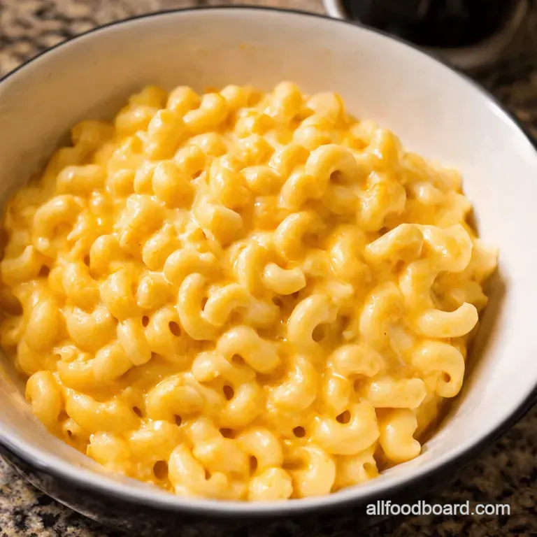 Creamy Dreamy Crock Pot Mac Cheese presentation