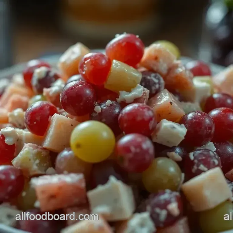 Creamy Dreamy Grape Salad (Perfect for a Potluck!)