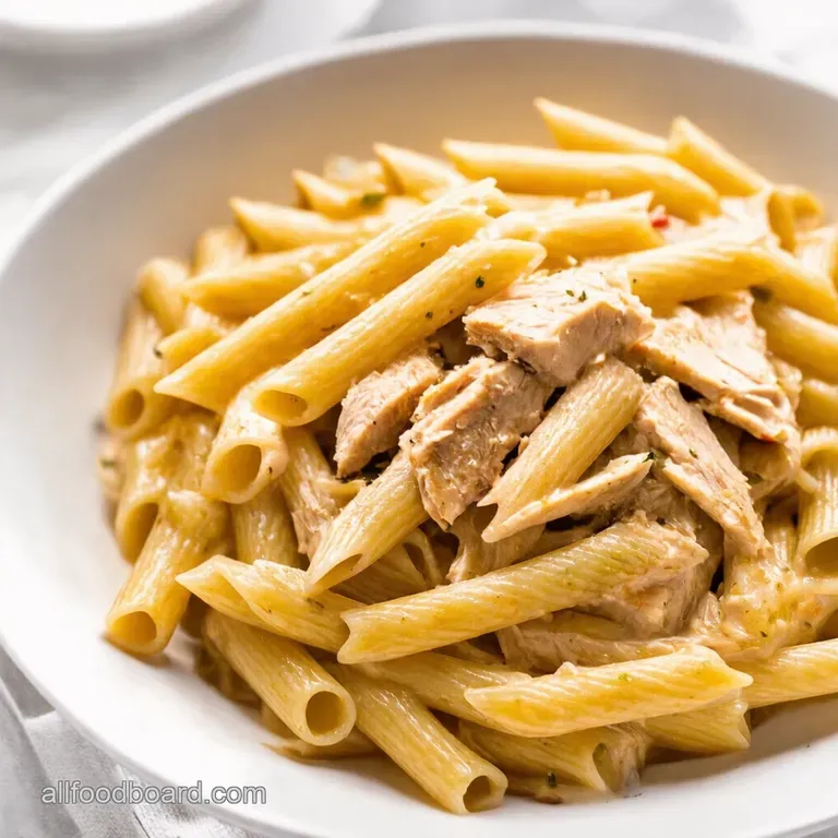Creamy Dreamy Rotisserie Chicken Pasta