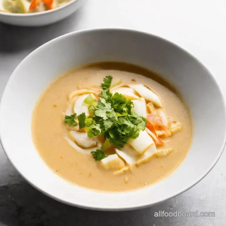Creamy Dreamy Thai Coconut Soup Tom Kha Gai