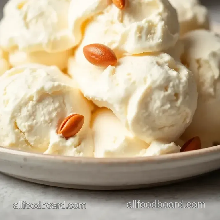 Creamy Dreamy Vanilla Bean Ice Cream presentation