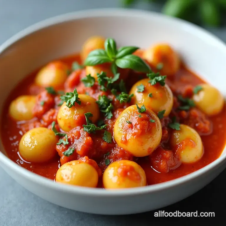 Creamy Dreamy Vegan Gnocchi in Tomato Bliss Sauce