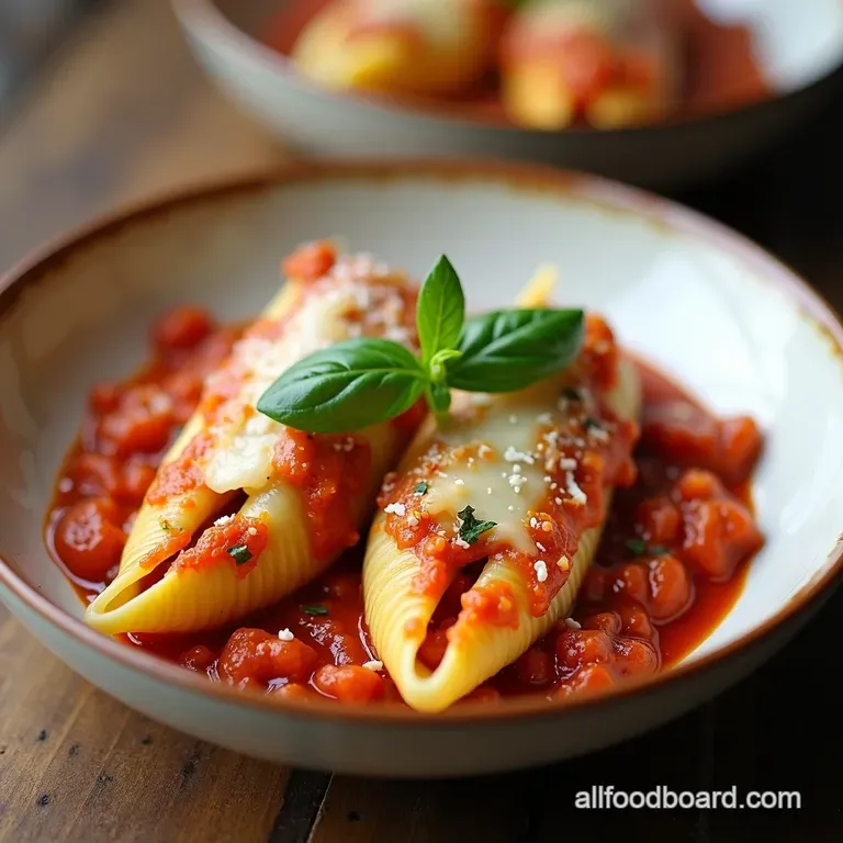 Creamy Dreamy Vegan Stuffed Shells Ricotta Bake