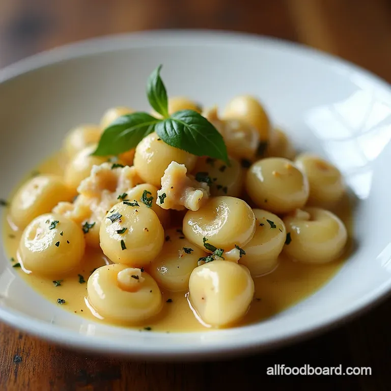 Creamy Garlic Chicken Gnocchi Recipe Weeknight Comfort Done Right Creamy Garlic Chicken Gnocchi The Italian Comfort Hug
