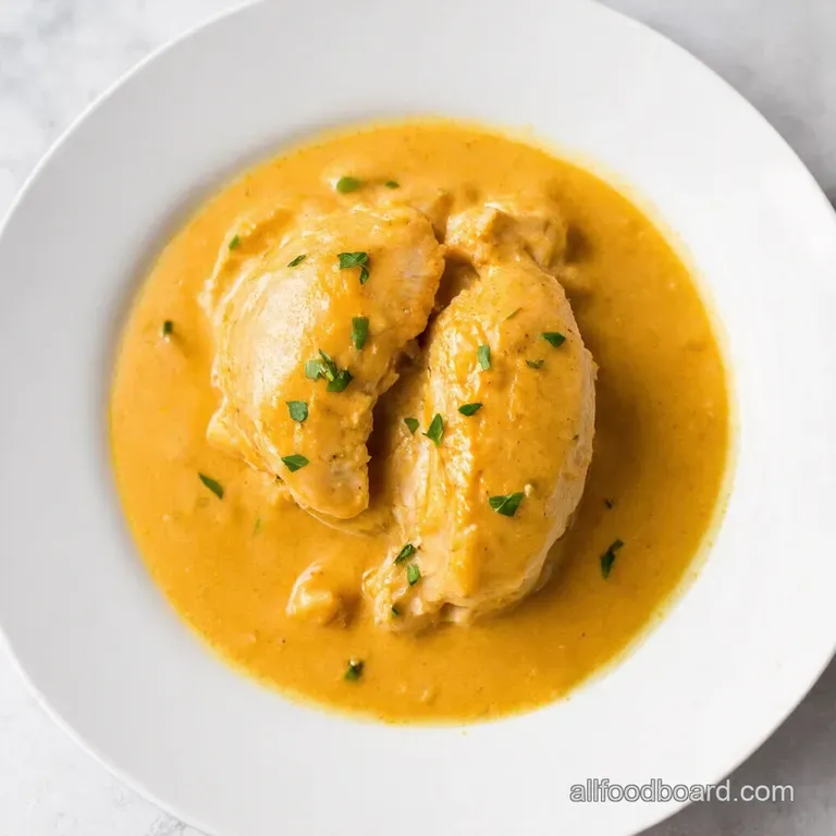 Creamy Garlic Chicken A Heavy Cream Dream Creamy Garlic Herb Chicken with Parmesan Polenta