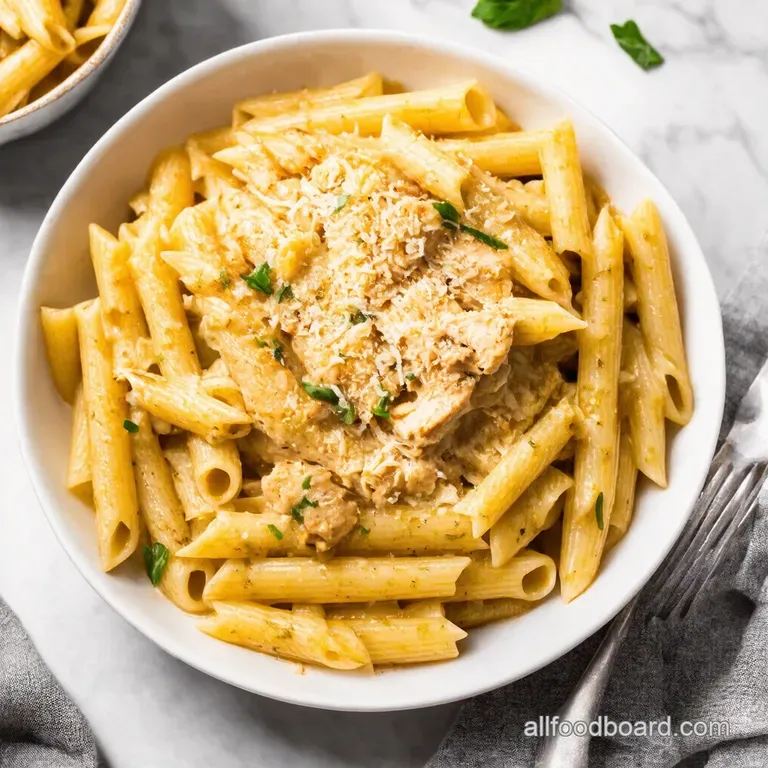 Creamy Garlic Parmesan Chicken Pasta
